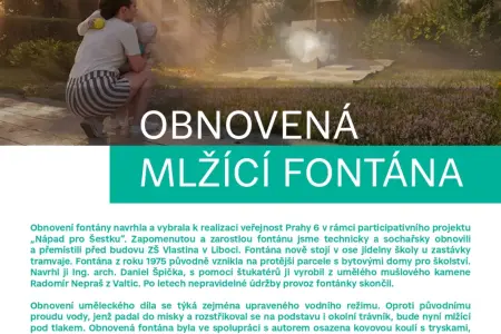 Revitalizovaná Mlžící fontána – slavnostní odhalení
